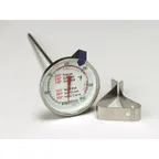 image of Taylor Precision 3505 Deep Fry/Candy Thermometer, 2" Dial, 6" Stem, -40°F to 450°F, Clip, NSF