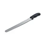 image of Taylor Precision 5248350 Slicer Knife, 12" Blade, Stamped, Black Plastic Handle, German Steel, NSF