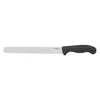 image of Taylor Precision 5248366 Slicer Knife – 10" Stamped Blade, 15-3/4" Black Handle, High‑Carbon Steel