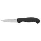 image of Taylor Precision 5248384 Paring Knife – 8-1/4" 3-1/2" spear‑point, steel, black nylon/silicone, NSF