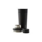 image of Taylor Precision 5283979 Salt & Pepper Shaker – 18 oz, Black Stainless Steel, Single Shaker