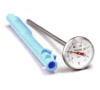 image of Taylor Precision 6099N Pocket Thermometer – 1" Dial, 5" Stem, -10° to 110°C, Lexan Lens, NSF