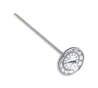 image of Taylor Precision 6211J Bi‑Therm Thermometer, 2" Dial, 8" Stem, -40°F to 180°F, ±2°F Accuracy, Stainless Steel