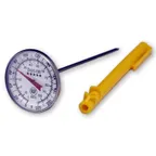 image of Taylor Precision 8018N Thermometer – 5" Stem, 1" Dial, 0°‑220°F, NSF Antimicrobial Sleeve, Instant