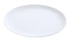 image of Yanco AC-10-CP China Platter, Oval 10" x 7" Porcelain White, Rolled Edge, Dishwasher Safe - Dozen
