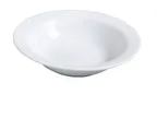 image of Yanco AC-10 - White Porcelain Grapefruit Bowl, 6-1/2" Diameter, 13 Oz Dishwasher Safe - Dozen