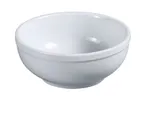 image of Yanco AC-24 - 5" Super White Round Porcelain Nappy Bowl, 10 oz, Dishwasher Safe - Dozen