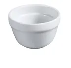 image of Yanco AC-4 - 7 Oz White Porcelain Bouillon Cup, 3-3/4" Dia, Dishwasher/Oven/Microwave Safe - Dozen