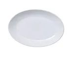 image of Yanco AC-810 China Platter, Oval 10" x 7" x 1-1/8" Rolled Edge, Porcelain, Dishwasher Safe - Dozen