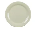 image of Yanco AD-109 Ardis 9" Round Melamine Plate, Beige, Heavy, Dishwasher Safe, NSF - Dozen