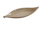 image of Yanco AG-412 Agate Leaf Plate – 12" x 4-1/2" Leaf‑Shaped Porcelain, Dishwasher Safe - Dozen