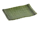 image of Yanco BA-308 - Bamboo Rectangular Plate 8" x 5", Melamine, Dishwasher Safe - Dozen
