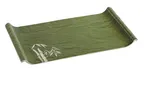 image of Yanco BA-314 Bamboo Style Plate, 14" L x 8" W, Melamine, Dishwasher Safe - Dozen