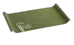 image of Yanco BA-316 Bamboo Style Display Plate, 16" x 9" Melamine Dinnerware, Dishwasher Safe Plate - Dozen