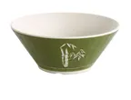 image of Yanco BA-507 - 32 oz (1 Qt) Bamboo Style Melamine Bowl 7" Diameter Dishwasher Safe - Dozen