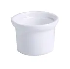 image of Yanco BK-104 - 8 Oz White Porcelain Bowl, 4" Dia x 2-7/8" H, No Handles, Dishwasher Safe - Dozen