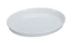image of Yanco BK-110 -Oval Baking Plate, 13" L x 9" W x 2" H, White Porcelain, Oven/Microwave Safe - Dozen