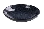 image of Yanco BL-608 - 20 oz Blue Porcelain Salad Bowl, 8‑1/8",5/8" Deep, Microwave/Dish Safe - Dozen