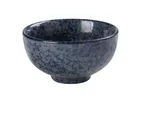 image of Yanco BL-804 - 10 oz Blue Porcelain Soup Bowl, 4½" Dia x 2¼" Deep, Round, Microwave Safe - Dozen