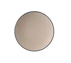 image of Yanco BM-109CL - 8.5" Dia x 1" H Round Plate, Clay/Black Melamine, Dishwasher Safe - Dozen
