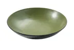 image of Yanco BM-309GR - 9.5" Bowl, 30 oz, Melamine Two‑Tone Gray & Green, Plastic Bowl - Dozen