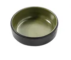 image of Yanco BM-4003GR - 2 Oz Melamine Sauce Dish, Round, 3" W x 1" D x 3" H, Gray/Green Birmingham, 1 Dozen