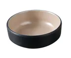 image of Yanco BM-4004CL - 4 Oz Round Sauce Dish, 4" Dia x 1¼" H, Black Melamine, Dishwasher Safe - Dozen