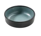 image of Yanco BM-4004TL Sauce Dish, 4" Dia x 4" H, 4 oz, Melamine, Gray/Teal - Dozen