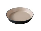 image of Yanco BM-506CL - Sauce Dish, 12 oz (6 1/2" Dia x 1 1/4" H), Melamine, Black Clay - Dozen