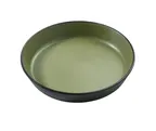 image of Yanco BM-507GR - Melamine Bowl, 7.5"W x 1.25"D x 7.5"H, 16 oz (½ Qt) Gray/Birmingham Green - Dozen