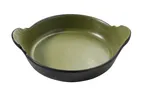 image of Yanco BM-607GR - Bowl, 7" W x 7" H x 1.5" D, 16 oz, Gray/Green Melamine With Handle, Dozen