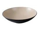 image of Yanco BM-708CL - 20 Oz (3/4 Qt) Melamine Bowl, 8" Diameter, Two‑Tone Clay/Black, Round - Dozen
