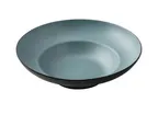 image of Yanco BM-811TL - 11" Pasta Bowl, 20 oz, Two‑Tone Birmingham Teal Melamine, Dishwasher Safe - Dozen
