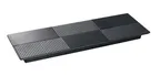 image of Yanco BP-2013 Black Pearl Plate, 13" x 4-1/4", Melamine, Black - Dozen