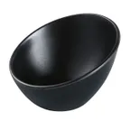 image of Yanco BP-3105 Black Pearl Sheer 5" Bowl, 5 Oz (0‑¼ Qt), Tapered Asian, Matting, Melamine - Dozen