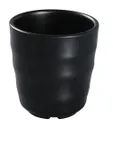 image of Yanco BP-9305 Black Pearl 7 oz Tea Cup, 3-1/2" x 3" Melamine, Matte - Dozen