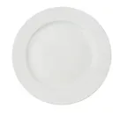 image of Yanco CA-107 Round Dinner Plate, 7½" Dia x ¾" H, White Porcelain, Rolled, Medium Rim - Dozen
