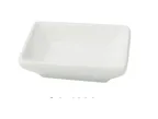 image of Yanco CA-4030 Sauce Dish 2-1/4"W x3"D x3/4"H 1oz Porcelain White Microwave/Dishwasher Safe - Dozen