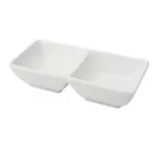 image of Yanco CA-4032 - Dish, 2-3/4" W x 5-1/2" D x 1-3/8" H, 4 Oz Porcelain, Microwave Safe - Dozen