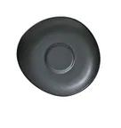 image of Yanco CH-002 - 6¼" Dark Green Porcelain Saucer Dishwasher/Oven/Microwave Safe, 3/4" Height - Dozen