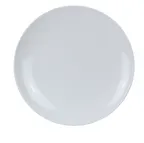 image of Yanco CO-111 Extra Heavy‑Duty Melamine Coupe Plate, 11" Round White, Dishwasher Safe - Dozen