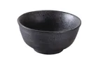 image of Yanco DB-3005 Diamond Black Rice Bowl, 4.5" Diameter, 10 oz, Round Porcelain, Dark Bronze - Dozen