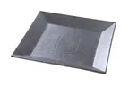 image of Yanco DB-512 Porcelain Plate, 12" x 12" x 1-3/8", Diamond Black, Dishwasher Safe - Dozen