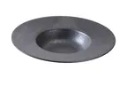 image of Yanco DB-611 - 16 oz Porcelain Plate, Round 11½" Diameter, Dark Bronze, Dishwasher Safe - Dozen