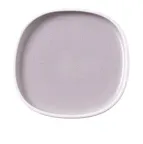image of Yanco DM-210 10-1/4" x 10-1/4" Square Porcelain Plate, Lavender Speckles, Dishwasher‑Safe - Dozen