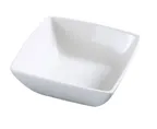 image of Yanco FU-009 - Square Bone White Porcelain Bowl, 9" x 9" x 3-5/8", 72 oz, General Use - Dozen
