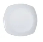 image of Yanco FU-310 - Square China Plate, 10" x 10" Bone White Porcelain, Flat Edge - Dozen