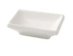 image of Yanco FU-4046 - Sauce Dish, 2-1/2" W x 3-3/4" D x 1" H, 1.5 oz, White China, Microwave - Dozen
