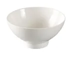 image of Yanco FU-806 - 6" Round Bone White Porcelain Bowl, 18 oz, Dishwasher Oven Microwave Safe - Dozen