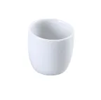 image of Yanco FU-902 - Porcelain Sake Cup, 1-1/2" Dia x 1-1/2" H, 1.5 oz, Bone White Microwave Safe- Dozen